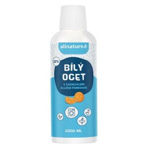 Allnature Biely ocot 10% s vôňou pomaranča 1000 ml