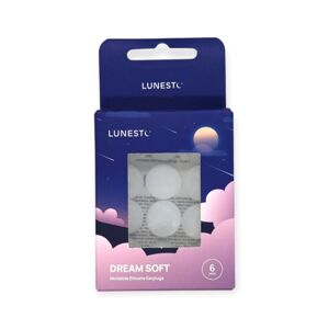 Lunesto Dream Soft silikónové štuple do uší 6 párov