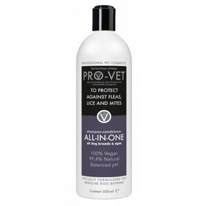 PRO-VET Šampón a kondicionér all-in-one 500 ml