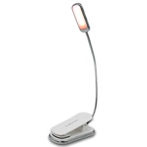Glocusent Posh LED Lampička na čítanie s CLIP-ONEM Farba: Biela
