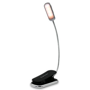 Glocusent Posh LED Lampička na čítanie s CLIP-ONEM Farba: Čierna