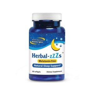 North American Herb and Spice NAHS Herbal-Zzzs Adaptagény pre spánok 60 kapsúl