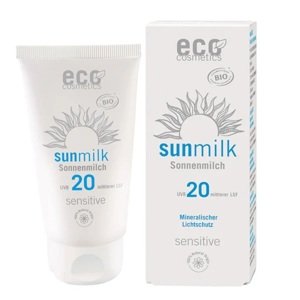 Eco Cosmetics Opaľovacie mlieko SPF 20 Sensitive BIO 75 ml