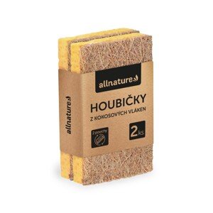 Allnature Hubky z kokosových vlákien, 2 kusy