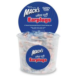 Mack's Ultra Soft Ultra mäkké štuple do uší Veľkosť balenia: 100 párov ultra mäkké štuple do uší