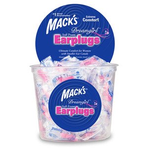 Mack's Dreamgirl Veľkosť balenia: 100 párov štuple pre menšie alebo užšie ušné kanále