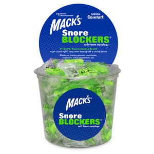 Mack's Snore Blockers Štuple proti chrápaniu 12 párov Veľkosť balenia: 100 párov štuple proti chrápaniu