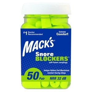Mack's Snore Blockers Štuple proti chrápaniu 12 párov Veľkosť balenia: 50 párov štuple proti chrápaniu
