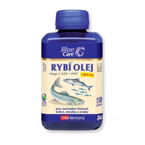 BlueCare Rybí olej (omega-3) 1000 mg – 150 toboliek výživový doplnok