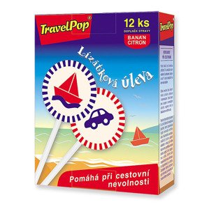 TravelPop® Lízanky pri cestovnej nevoľnosti 12 ks