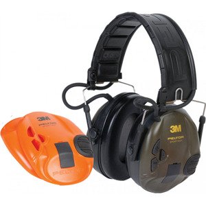 3M™ Elektronický chránič sluchu PELTOR™ SportTac™ 26 dB Farba: Oranžová / olivová