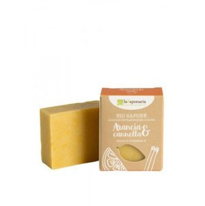 laSaponaria Tuhé olivové mydlo – pomaranč a škorica 100 g