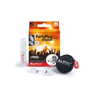 Alpine Party Plug Pro Natural Štuple pre hudobníkov Štuple do uší na hlasnú hudbu
