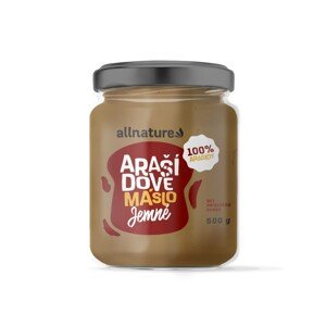 Allnature Arašidový krém jemný 500 g