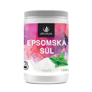 Allnature Epsomská soľ - mäta 1000 g