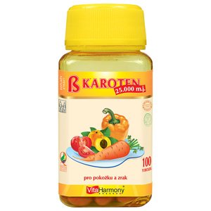 Beta karotén 25.000 mj (15 mg) - 100 tob. Výživový doplnok