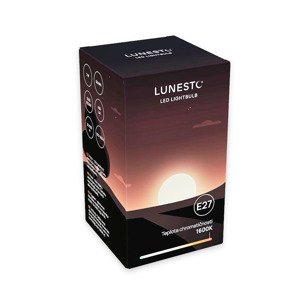 Lunesto Oranžová LED žiarovka E27 bez modrej zložky pre lepší spánok