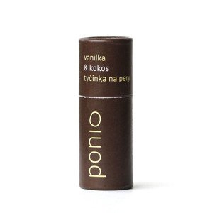 Ponio Prírodný balzam na pery Vanilka a kokos 9 ml