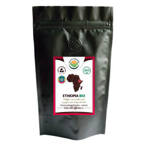 Káva – Ethiopia BIO Obsah: 100g zrnková káva