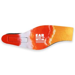 Ear Band-It® Ultra batikovaná Oranžová Veľkosť čelenky: Malá Čelenka na plávanie