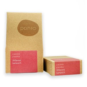Ponio Cukrová pivonka – žihľavový šampón Hmotnosť šampónu: 60g