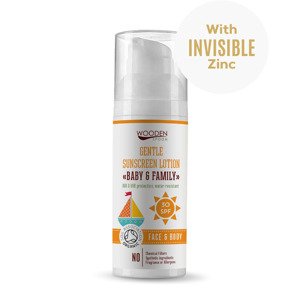 Opaľovacie telové mlieko Baby & Family SPF 30 WoodenSpoon 50 ml