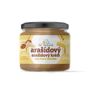 Dr. Natural Arašidový krém s bielou čokoládou 220 g