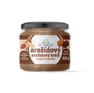 Dr. Natural Arašidový krém s belgickou čokoládou a slaným karamelom 220g