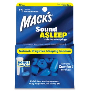 Mack's Sound Asleep Štuple na spanie – 12 párov štuple na spanie