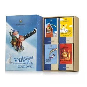 Sonnentor Radosť Vianoc prichádza do našich domovov – darčekový set 4 čajov
