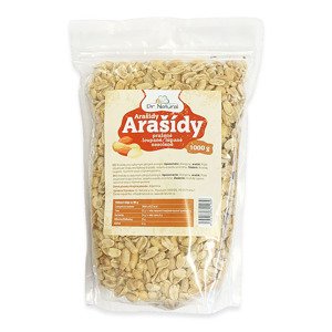 Dr. Natural Arašidy pražené lúpané nesolené 1000 g