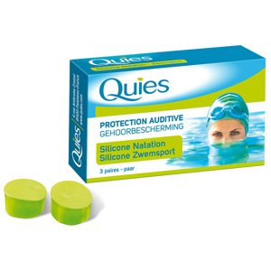 Quies Silikónové štuple na plávanie - 3 páry