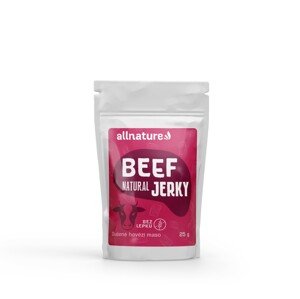 Allnature BEEF Natural jerky - sušené hovädzie mäso 25g