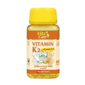 VitaHarmony Vitamín K2 100 μg + D3 25 μg – 60 toboliek výživový doplnok