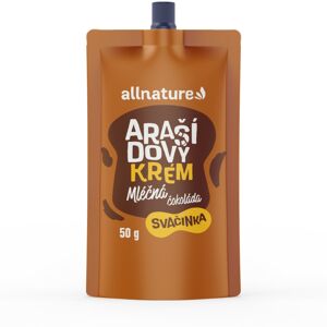 Allnature Arašidový krém s mliečnou čokoládou 50g - desiata