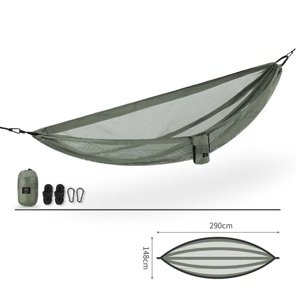 Naturehike Ultraľahká Priedušná hamaka pre 1 osobu 950g Farba: Zelená