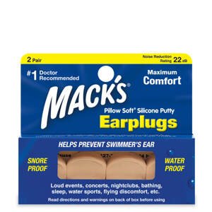 Mack's Snoozers® Veľkosť balenia: 2 páry Silikónové štuple do uší