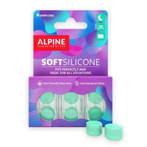 Alpine Silicone Obsah balenie: 3 páry tvarovateľné silikónové štuple proti hluku