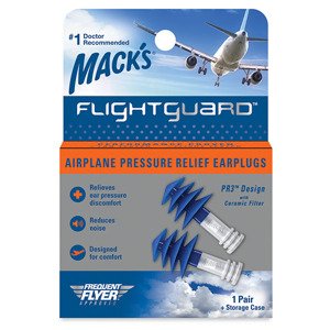 Mack's Flightguard® Štuple do uší do lietadla štuple do uší do lietadla