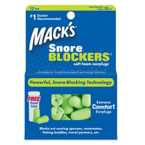 Mack's Snore Blockers Štuple proti chrápaniu 12 párov Veľkosť balenia: 12 párov štuple proti chrápaniu