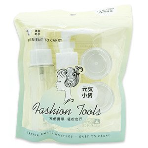 Cestovná sada lahviček Fashion Tools