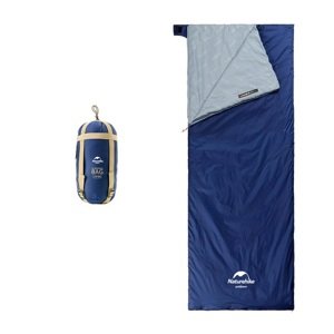 Naturehike LW180 ultraľahký spací vak - veľkosť XL 760g Farba: Tmavo modrá 205 x 85 cm