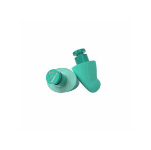 Flare Earshade® Aluminium Farba: Aqua ergonomicky tvarované penové štuple do uší proti hluku