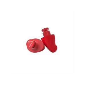 Flare Earshade® Aluminium Farba: Červená ergonomicky tvarované penové štuple do uší proti hluku