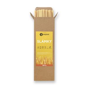 Slamky zo slamy 21 cm - 100 ks