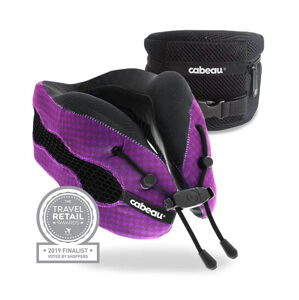 Cabeau Evolution Cool® - Purple Cestovný vankúš z pamäťovej peny