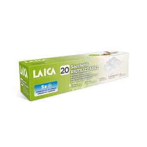 Laica vákuové sáčky s ventilom 22 a 26 x34cm set 20ks VT3521