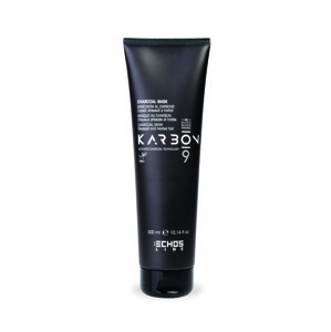 Echosline Karbon 9 Mask - maska s aktívnym uhlím pre poškodené a chemicky ošetrené vlasy 300 ml