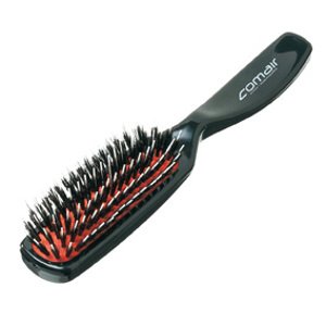 Comair Pneumatic brush narrow 7000399 - profesionálna kefa na predlžované vlasy plastová, malá, plochá