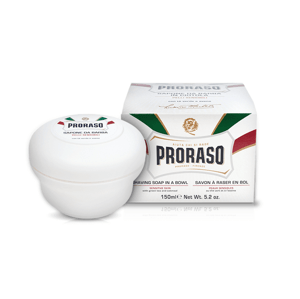 Proraso Shaving Soap in a Bowl Sensitive - holiace mydlo pre citlivú pokožku v miske, 150ml